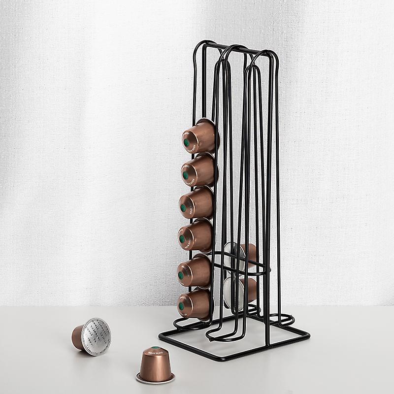 Vertical Coffee Capsule Holder Coffee Pod Stand Office Kitchen Desktop Capsules Storage Rack With Stable Base Coffee Tools