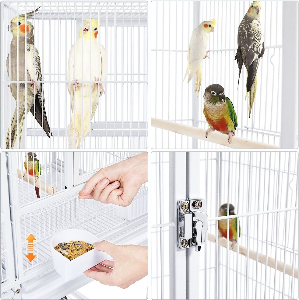 Yaheetech Stackable Wide Divided Breeder Bird Cage