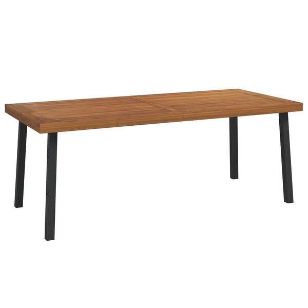 vidaXL Patio Table multisize Solid Wood Acacia