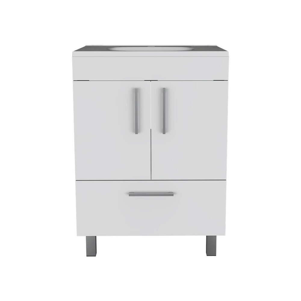 2 Door Rectangle Single Bathroom Vanity