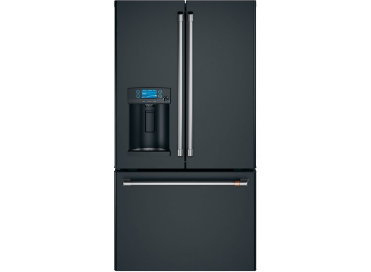 Cafe ADA 22.2 Cu. Ft. Matte Black Smart Counter-Depth French Door Refrigerator With Hot Water Dispenser