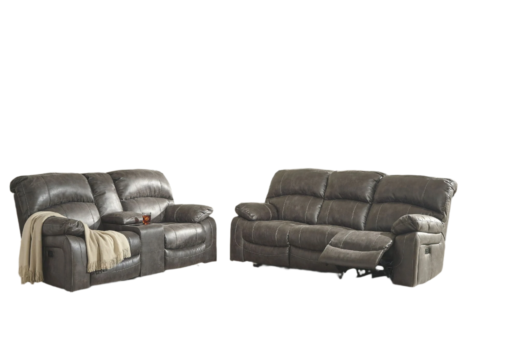 Dunwell Power Reclining Sofa and Loveseat