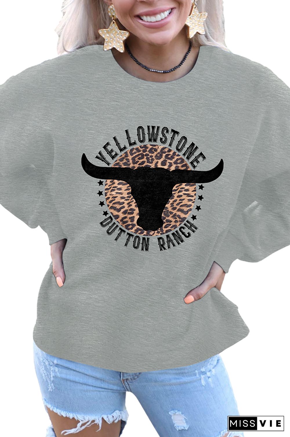 Yellowstone Dutton Ranch Pullover Longsleeve Sweatshirt Wholesale