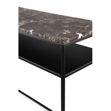 STONE CONSOLE DARK EMPERADOR 120X40X86