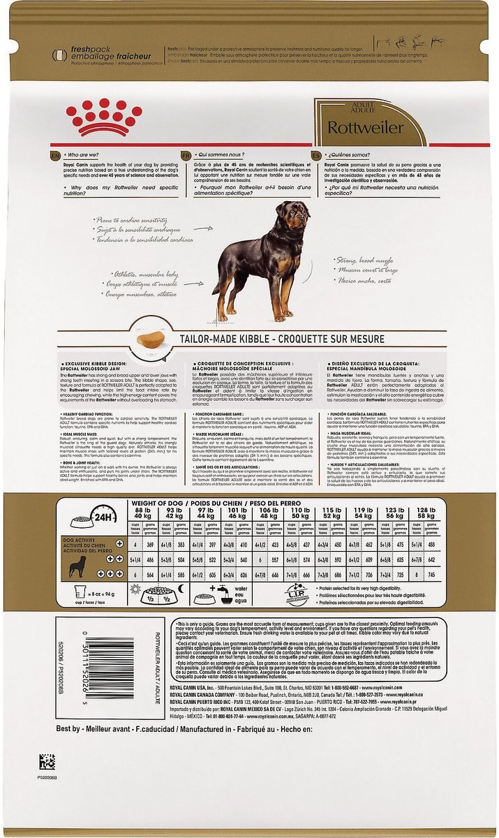 Royal Canin Breed Health Nutrition Rottweiler Adult Dry Dog Food