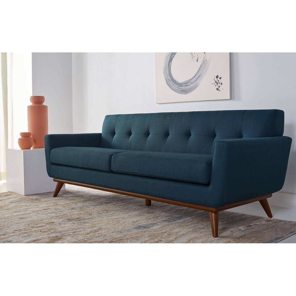 SAFAVIEH Couture Opal Linen Tufted Sofa.   89.8\