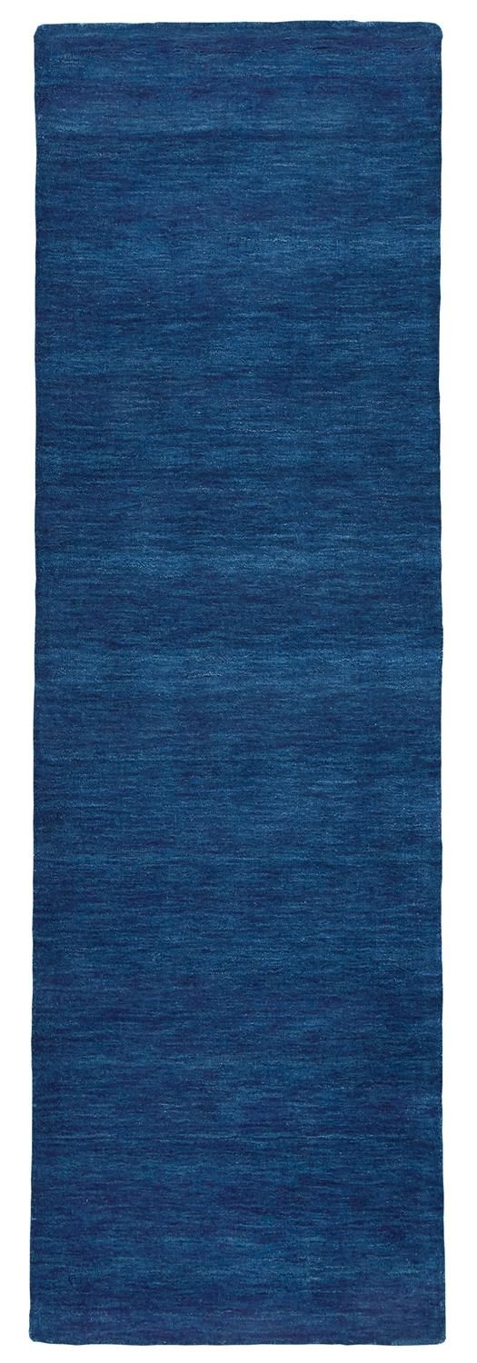 Celano Hand Woven Midnight Navy Blue Rug by BD Fine