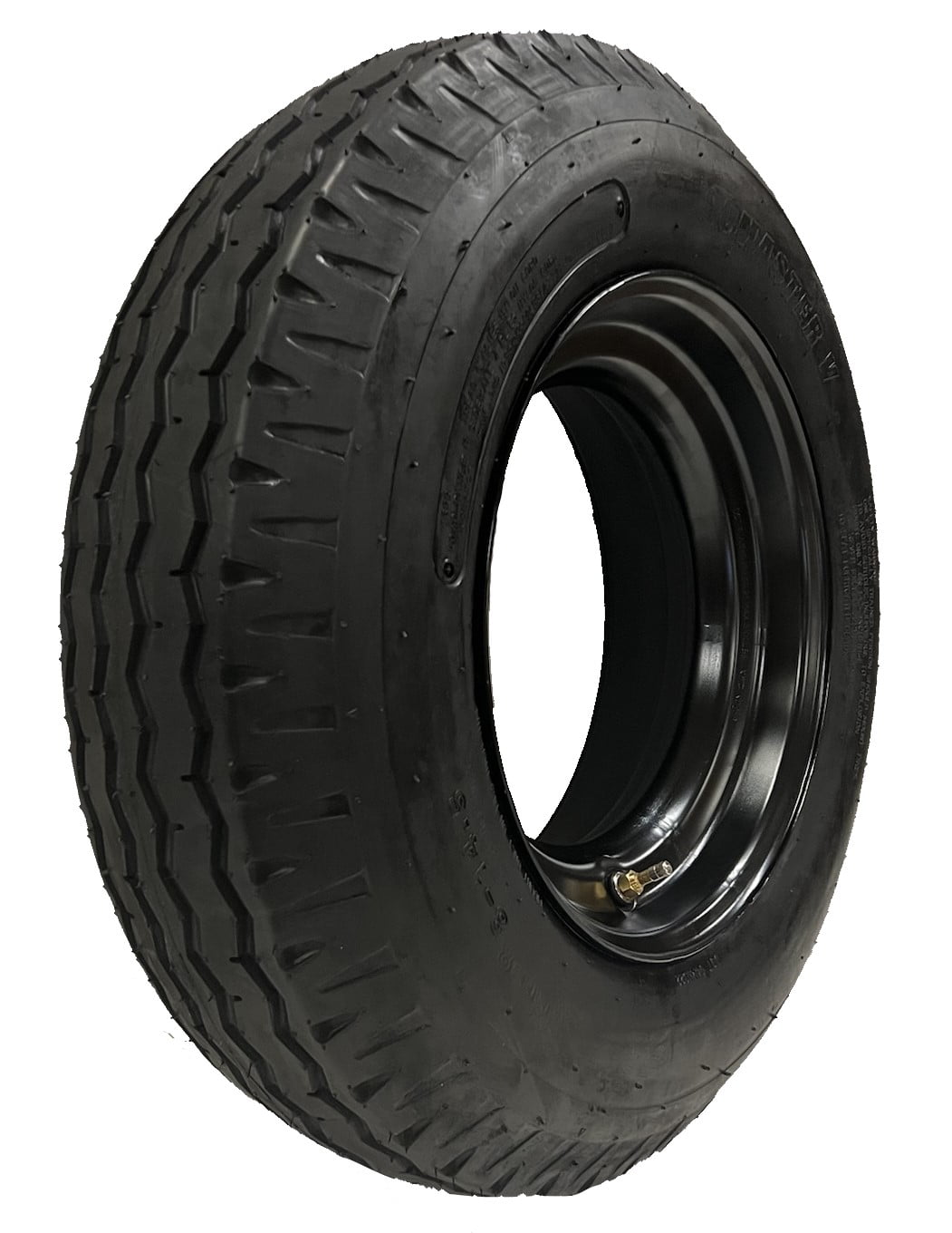 2-Pk Mounted Trailer Tire Rim Homaster 8-14.5 LRG 14.5 in. Demountable Rim Wheel