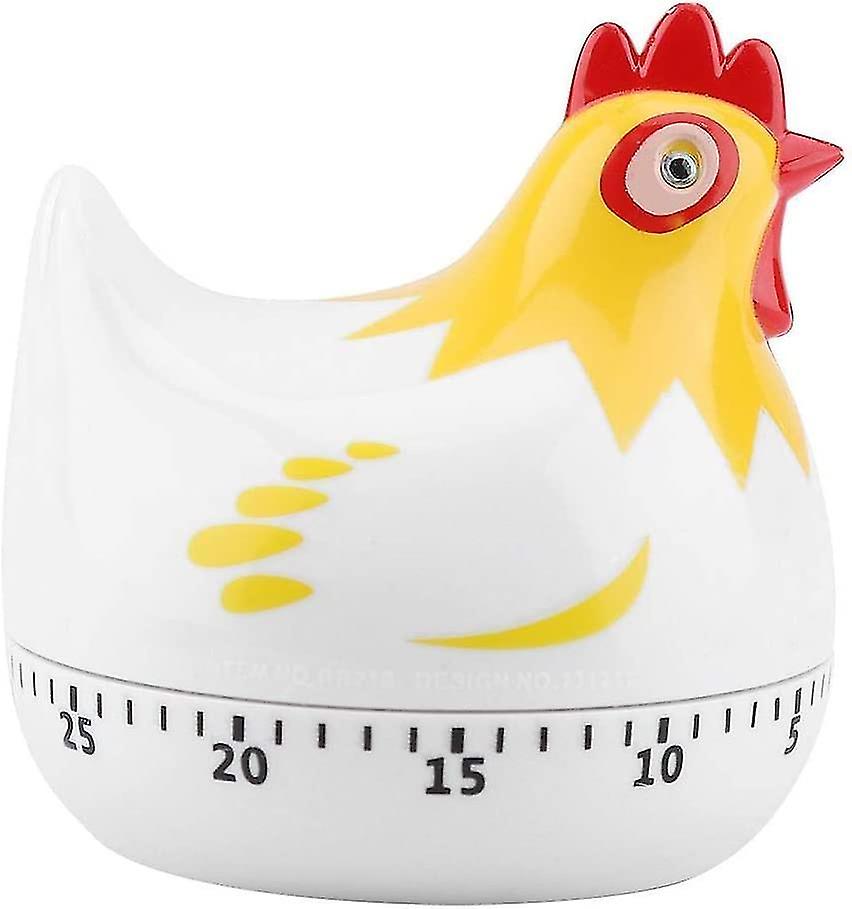 Cartoon Chicken Kitchen Timer， 55-minute Mechanical Rotating Cooking Timer Cute Kitchen Timer Remind