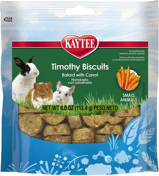 Kaytee Baked Carrot Timothy Biscuit Small Animal Treats