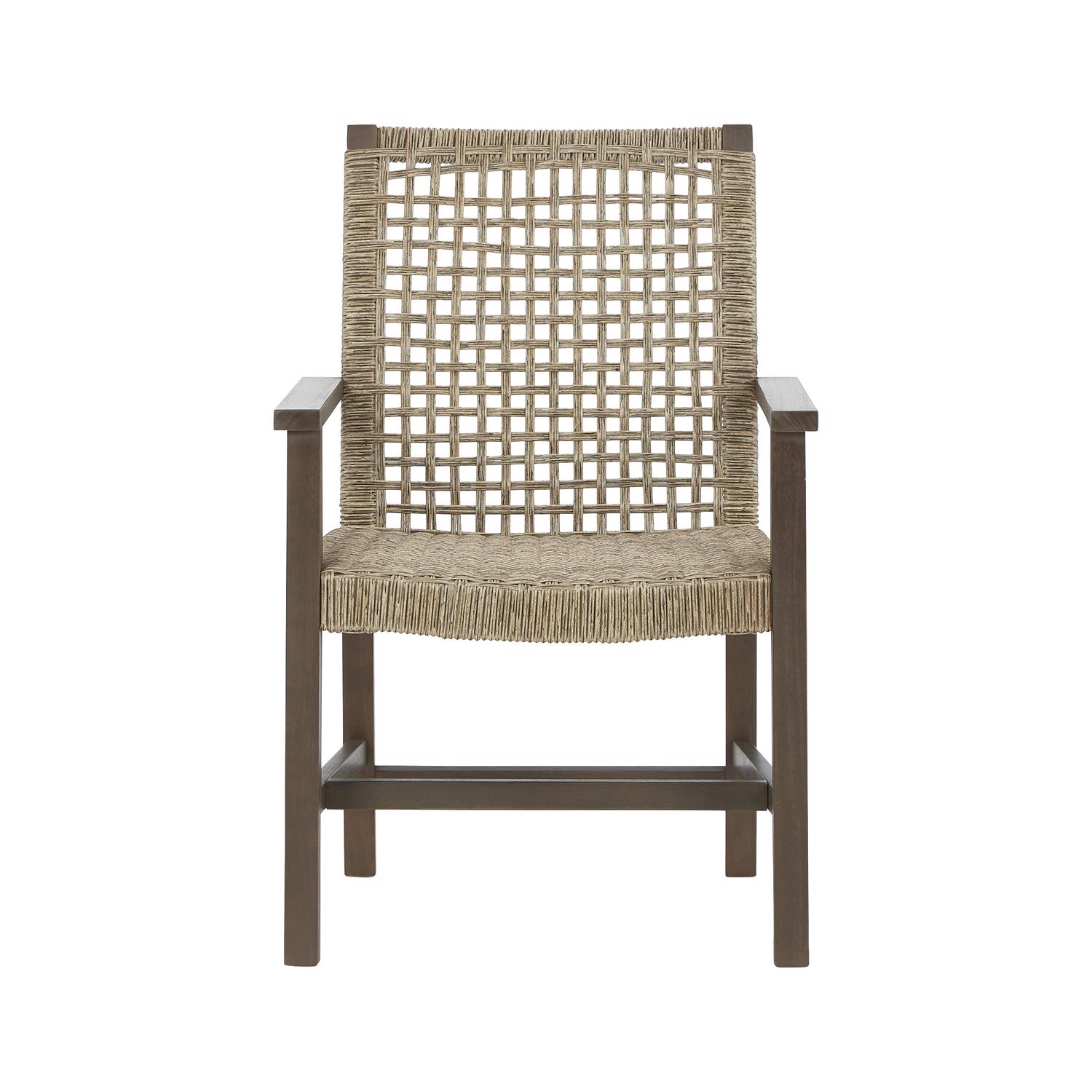 Signature Design by Ashley Germalia Brown Wood Frame Dining Armchair