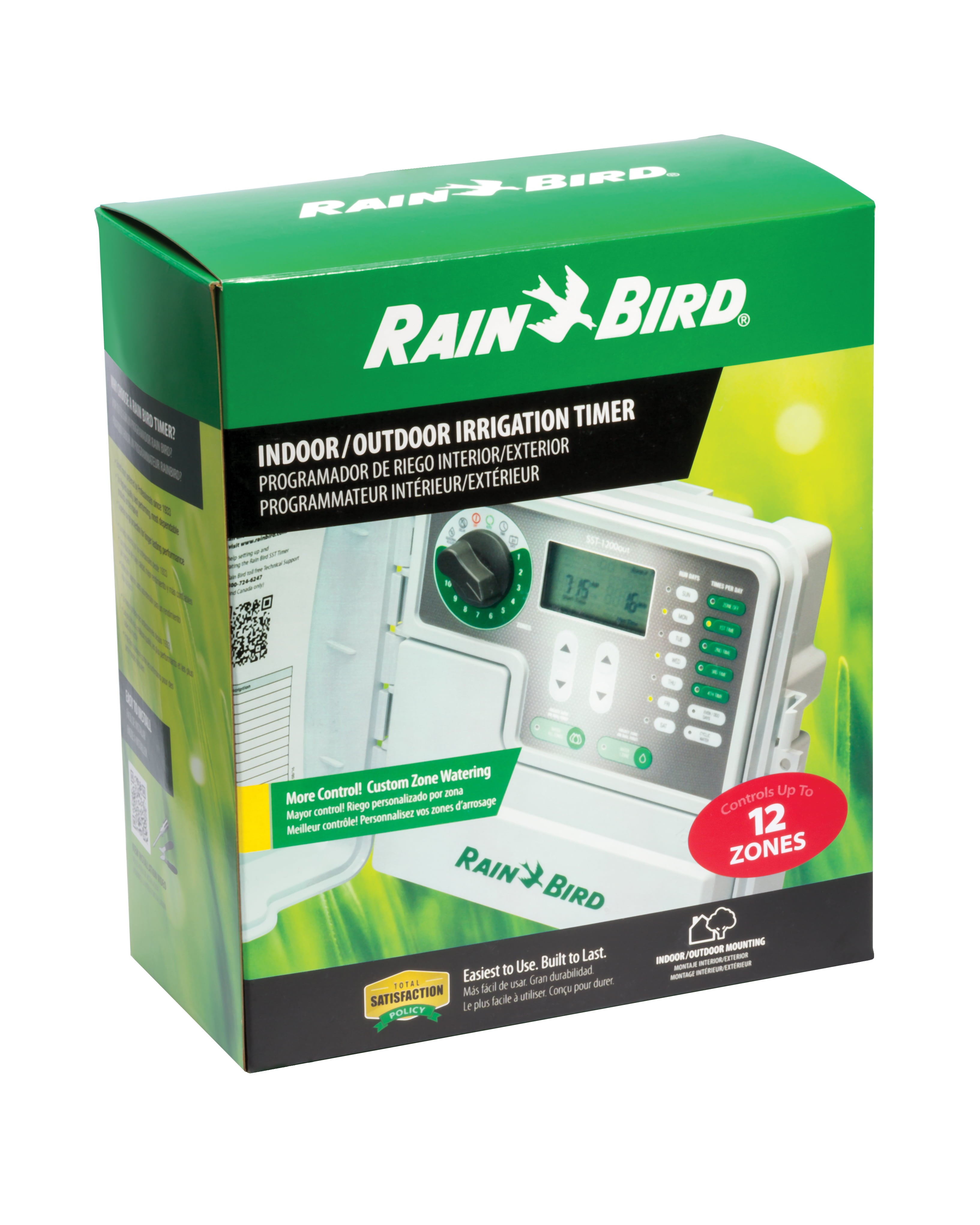 Rain Bird 12 Zone Simple Set Indoor/Outdoor Sprinkler Timer