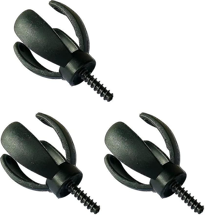 Golf Ball Retriever Grabber Four-prong Pick Up Back Saver Claw Put On Putter Gripblack3pcs)