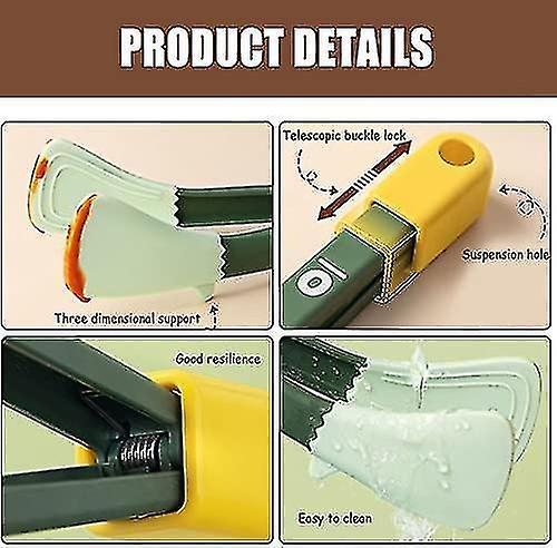 Anti-cut Silicone Food Tongs Bbq Steak Clip Heavy Duty Silicone Handle