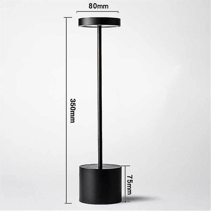 2x Led Bar Table Lamp Restnt Dinner D Fixtures Recharable Desk Lamp