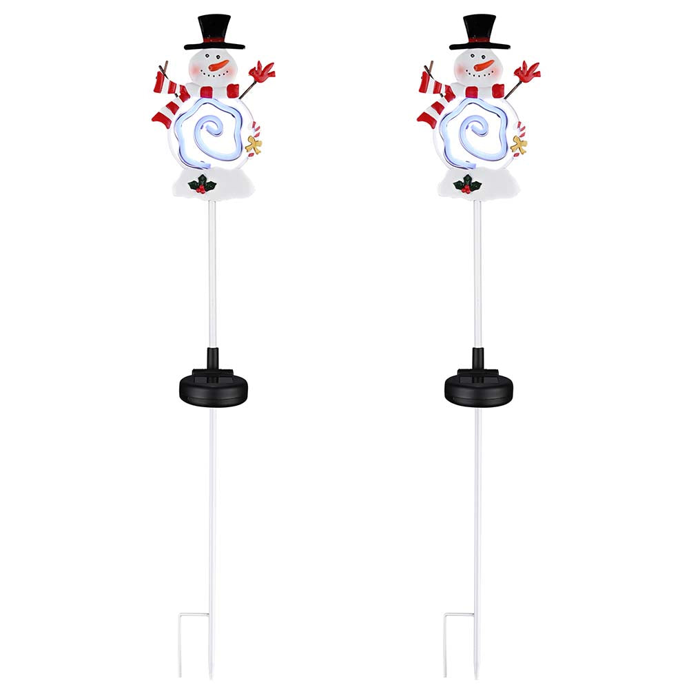 Yescom Solar Garden Lights Xmas Stake Lights (Santa Snowman Optional)