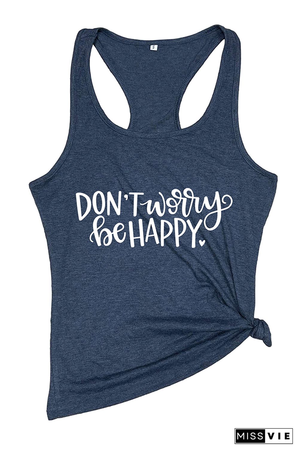 Don't Worry Be Happy Sleeveless Tank Top Wholesale