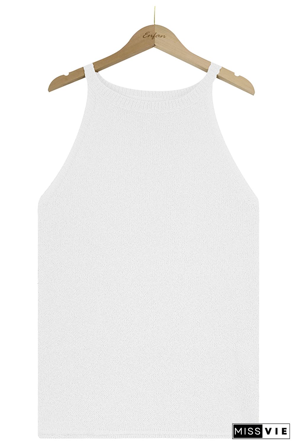 Plain Knit Tank Top