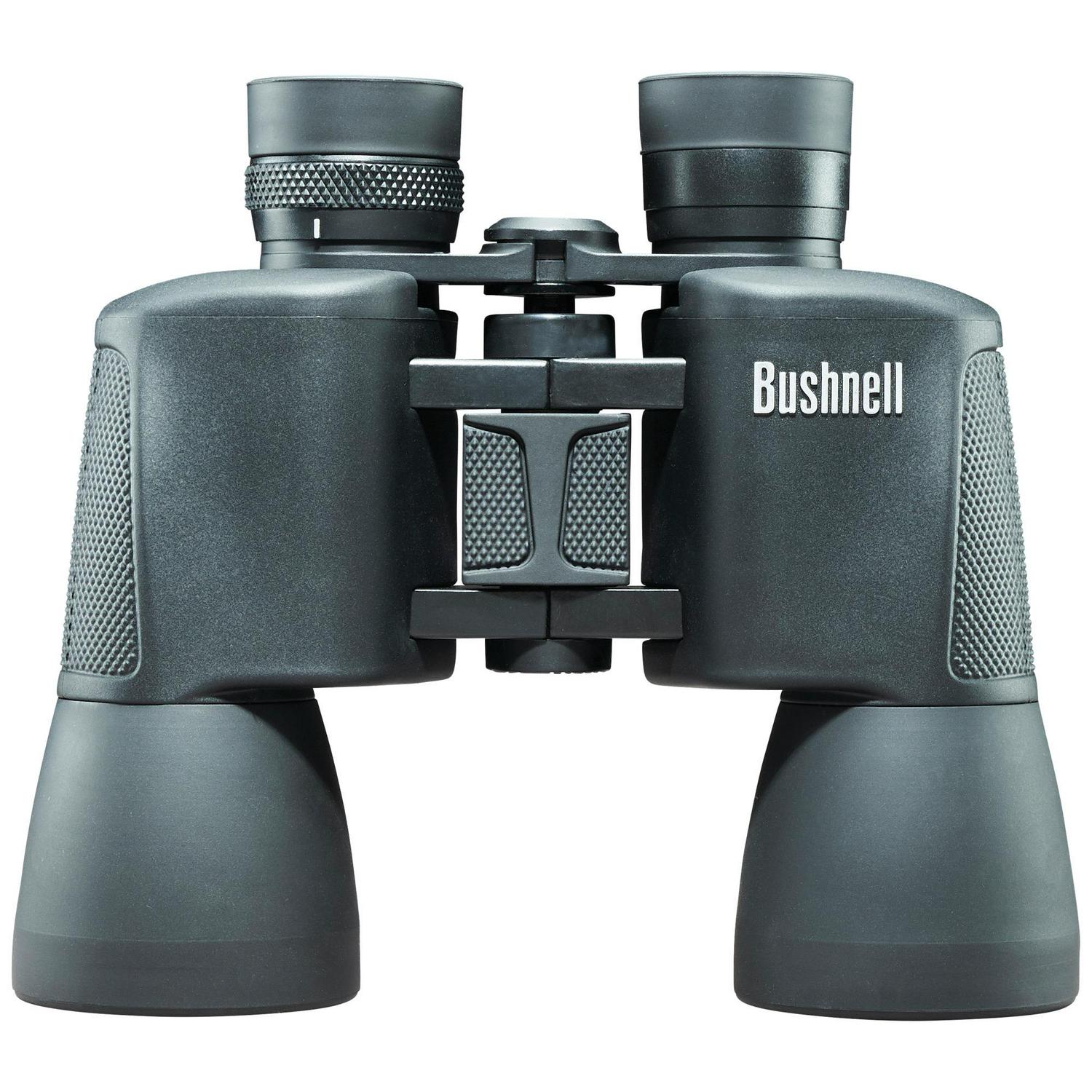 Bushnell PowerView 10x50mm Porro Prism Binoculars， Black