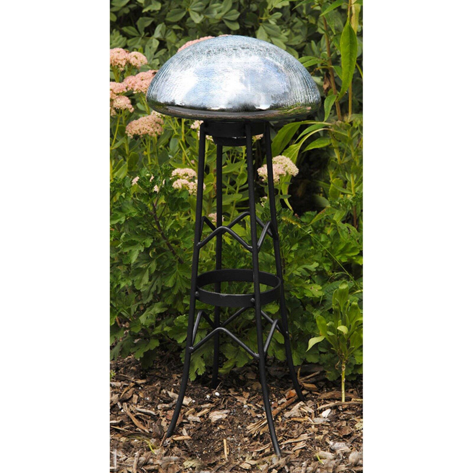 Achla TS-M-C Garden Toad Stool - Mandarin Crackle