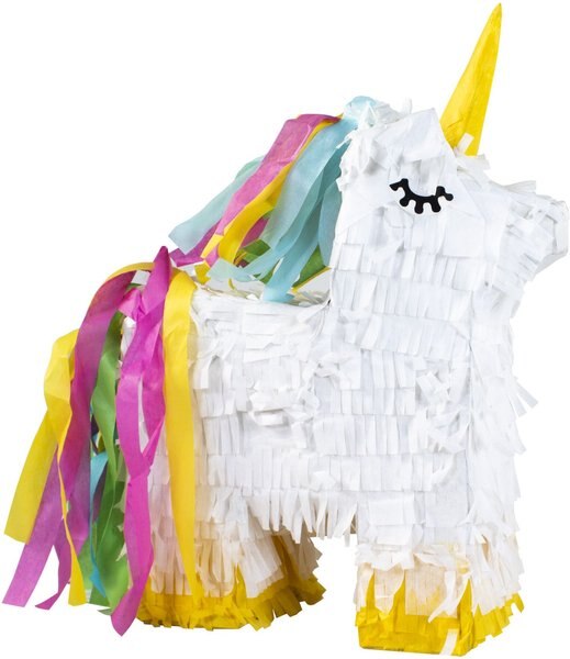 Bird Life Bird Unicorn Pinata with Natural Nesting Material