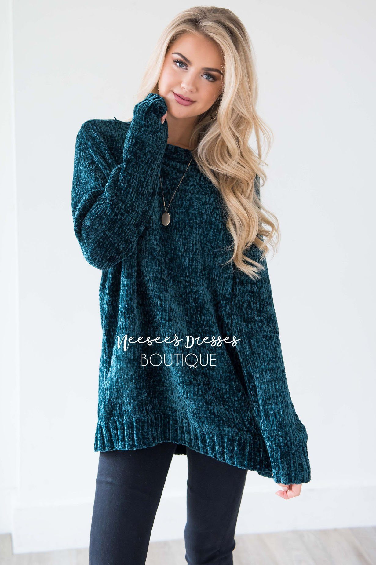 Afraid To Fall Chenille Knit Sweater