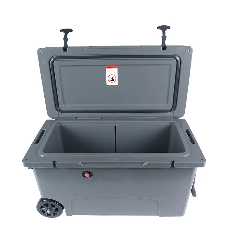 Insulated Ice Cooler small Outdoor Ice Box Portable Can hard Cooler Box