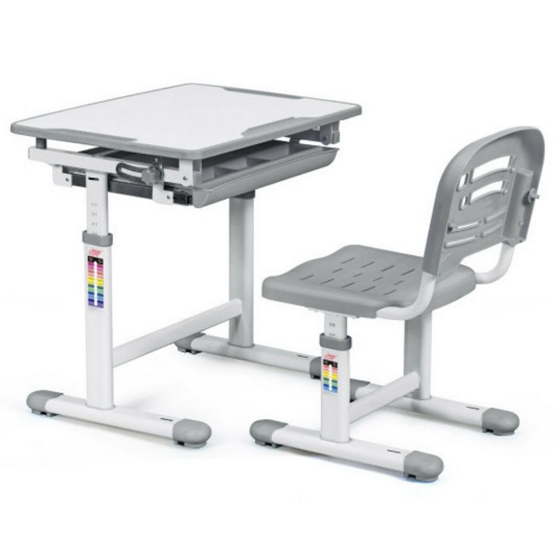 Height Adjustable Children's Desk Chair Set