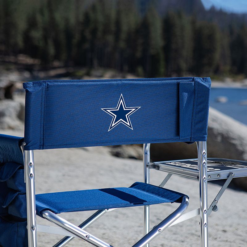 NFL Dallas Cowboys Sports Chair with Side Table