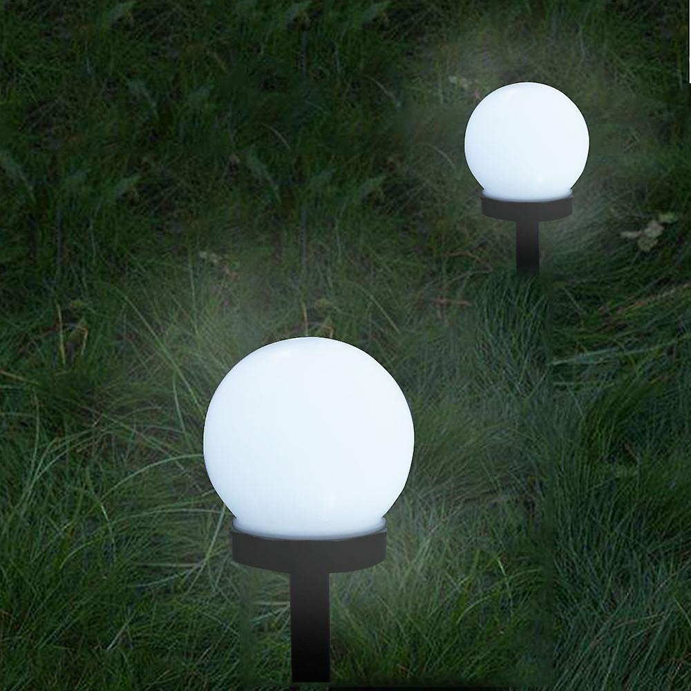 Led Solar Energy Powered Bulb Lamp Waterproof Outdoor Garden Street Solar Panel Ball Light Cold White 1pc  Pack Of 1