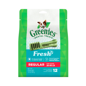 Greenies Freshmint Dental Dog Treats， 12-oz bag