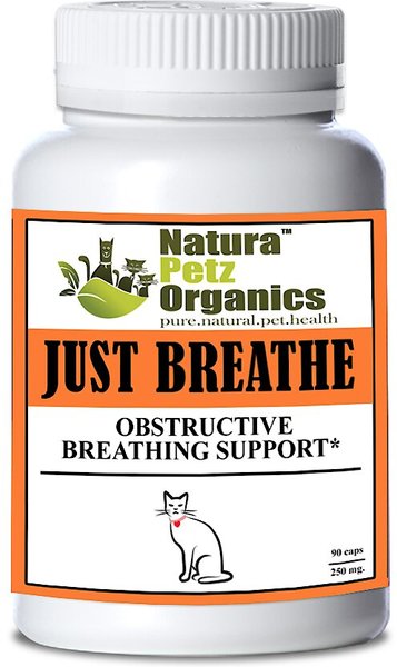 Natura Petz Organics Just Breathe Cat Supplement， 90 count