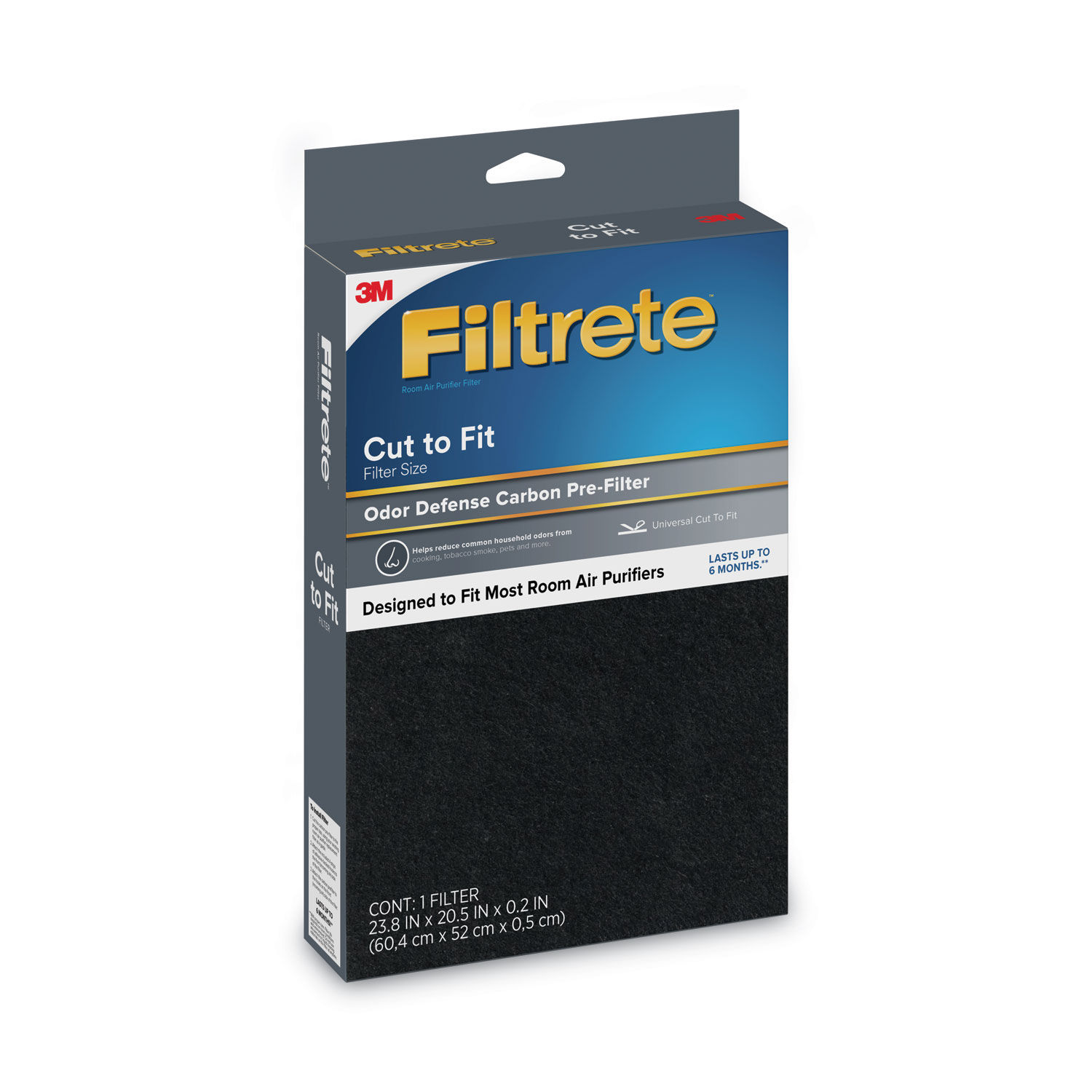 Odor Defense Carbon Pre Filter by Filtreteandtrade; MMMFAPFUCTFN4