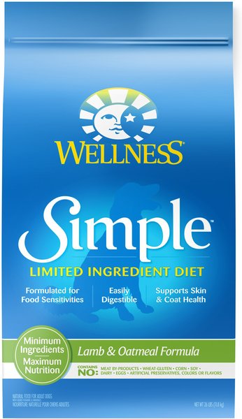 Wellness Simple Limited Ingredient Diet Lamb and Oatmeal Formula Dry Dog Food