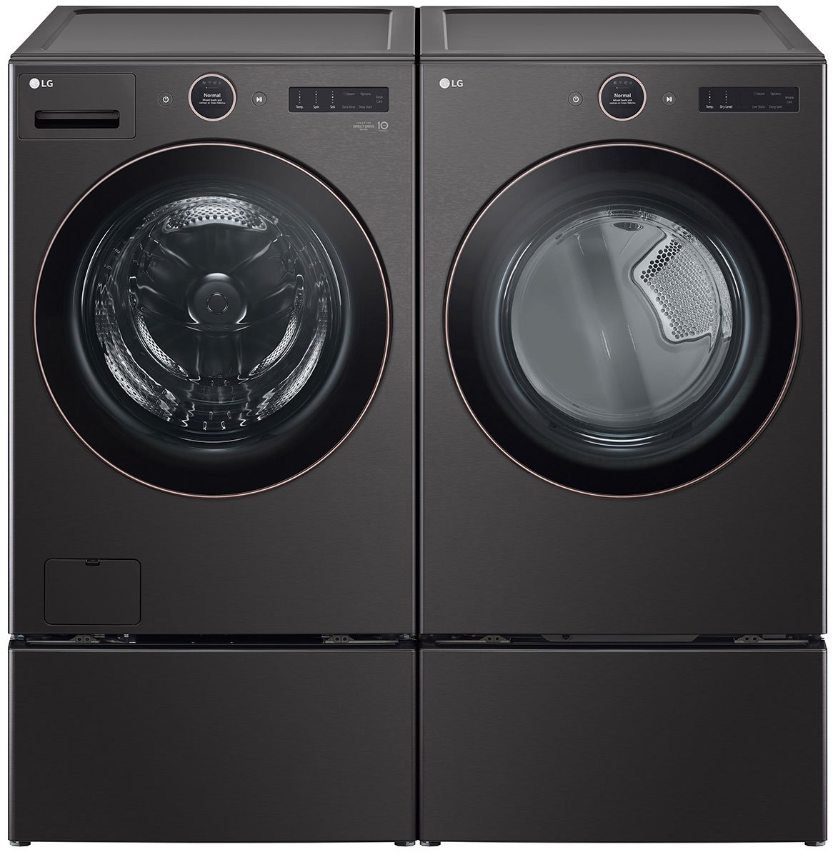 LG 7.4 Cu. Ft. Black Steel Front Load Electric Dryer