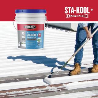 Gardner 5 gal. Sta-Kool+ Pro White Roof Coating (27-Pallet) SK-7805-P