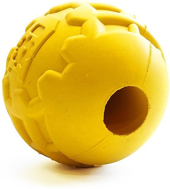 SodaPup Gear Ball Durable Rubber Chew and Retrieving Dog Toy