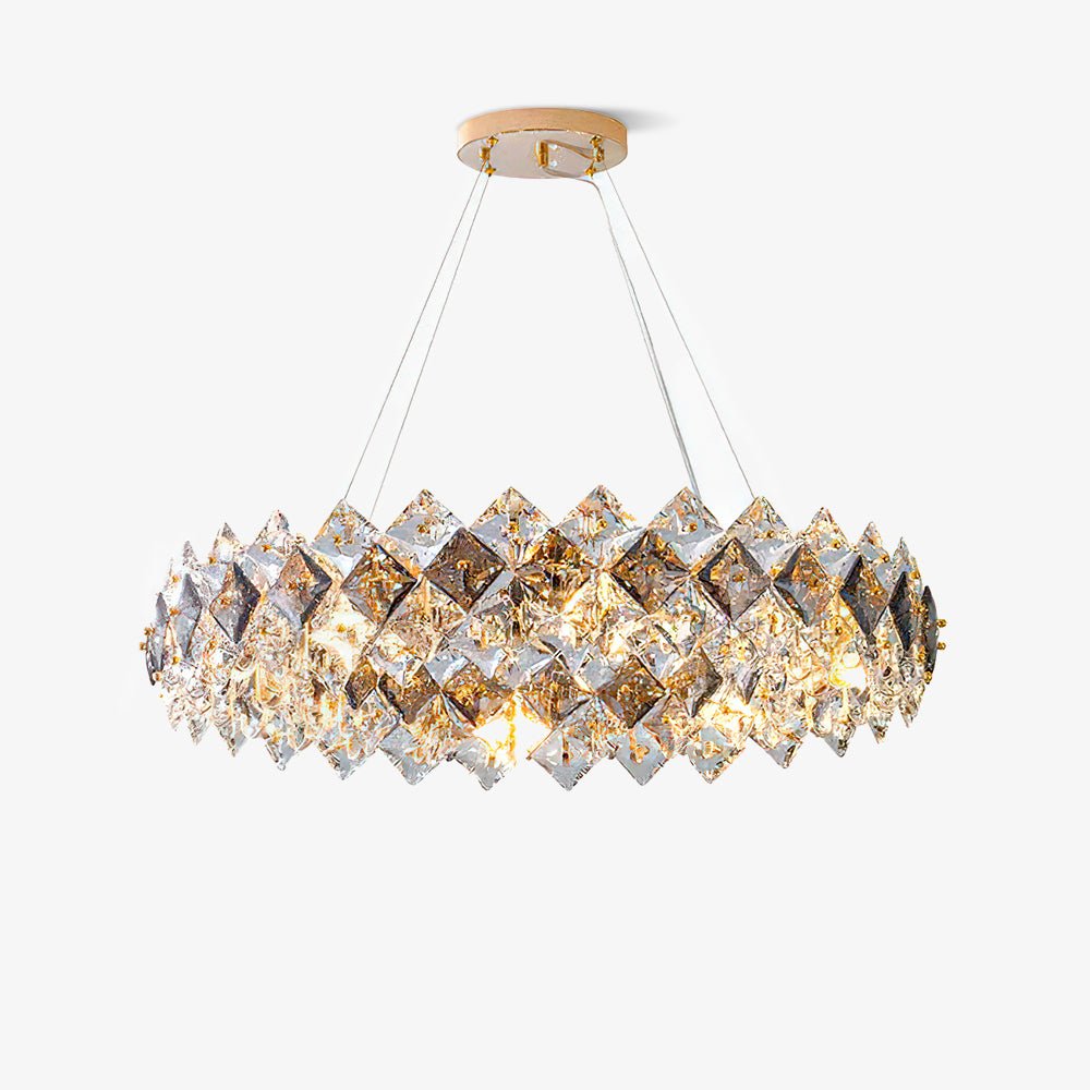 Scale Crystal Round Chandelier