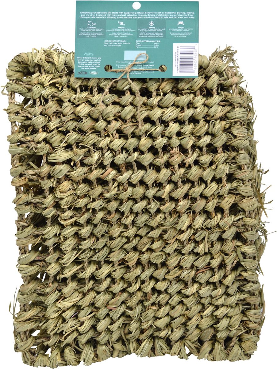 Oxbow Timothy Club Hide and Seek Small Pet Mat