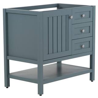 Home Decorators Collection Lanceton 36 in. W x 22 in. D x 34 in. H Bath Vanity Cabinet Only in Sage LT36-SE