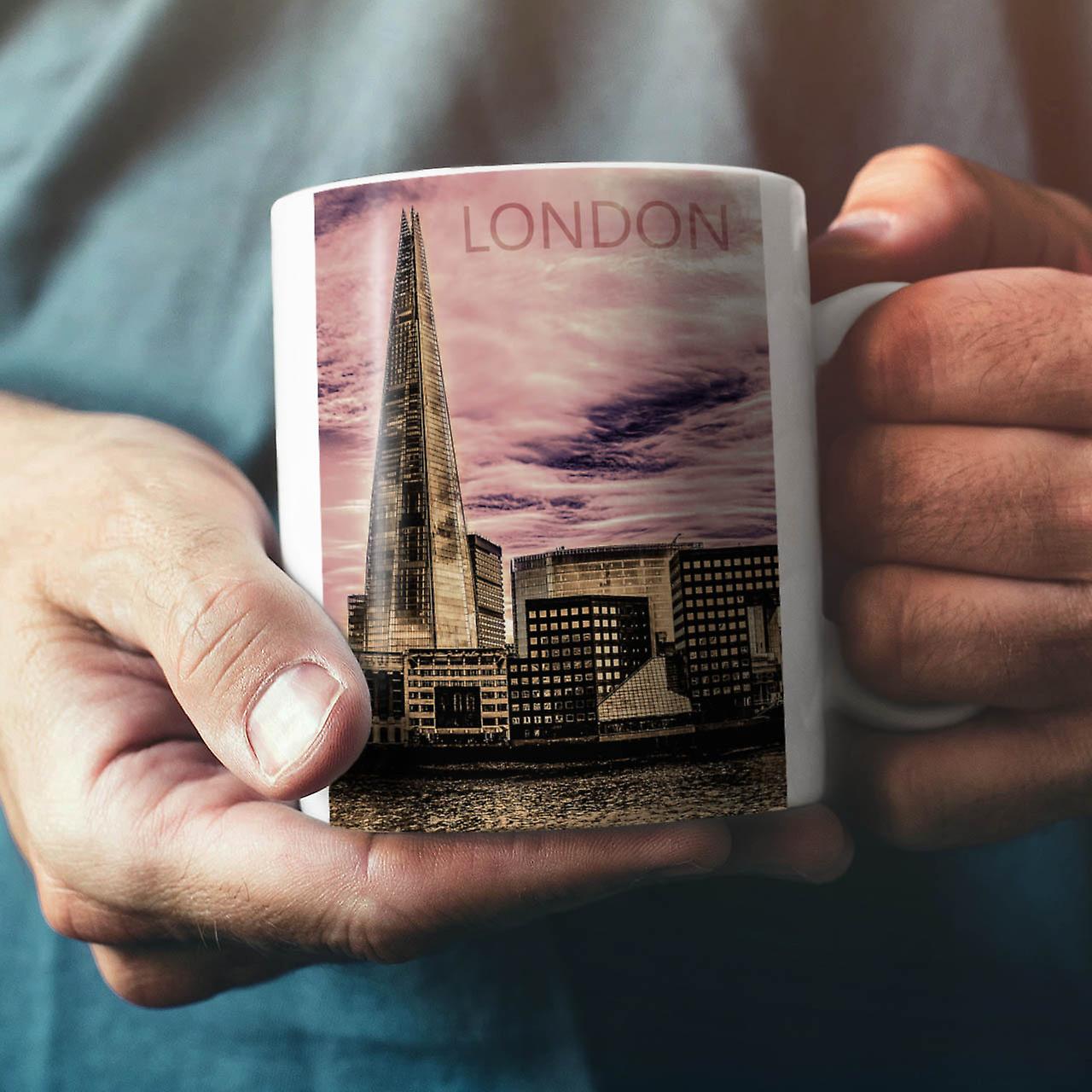 Building UK London NEW White Tea Coffee Ceramic Mug 11 oz | Wellcoda