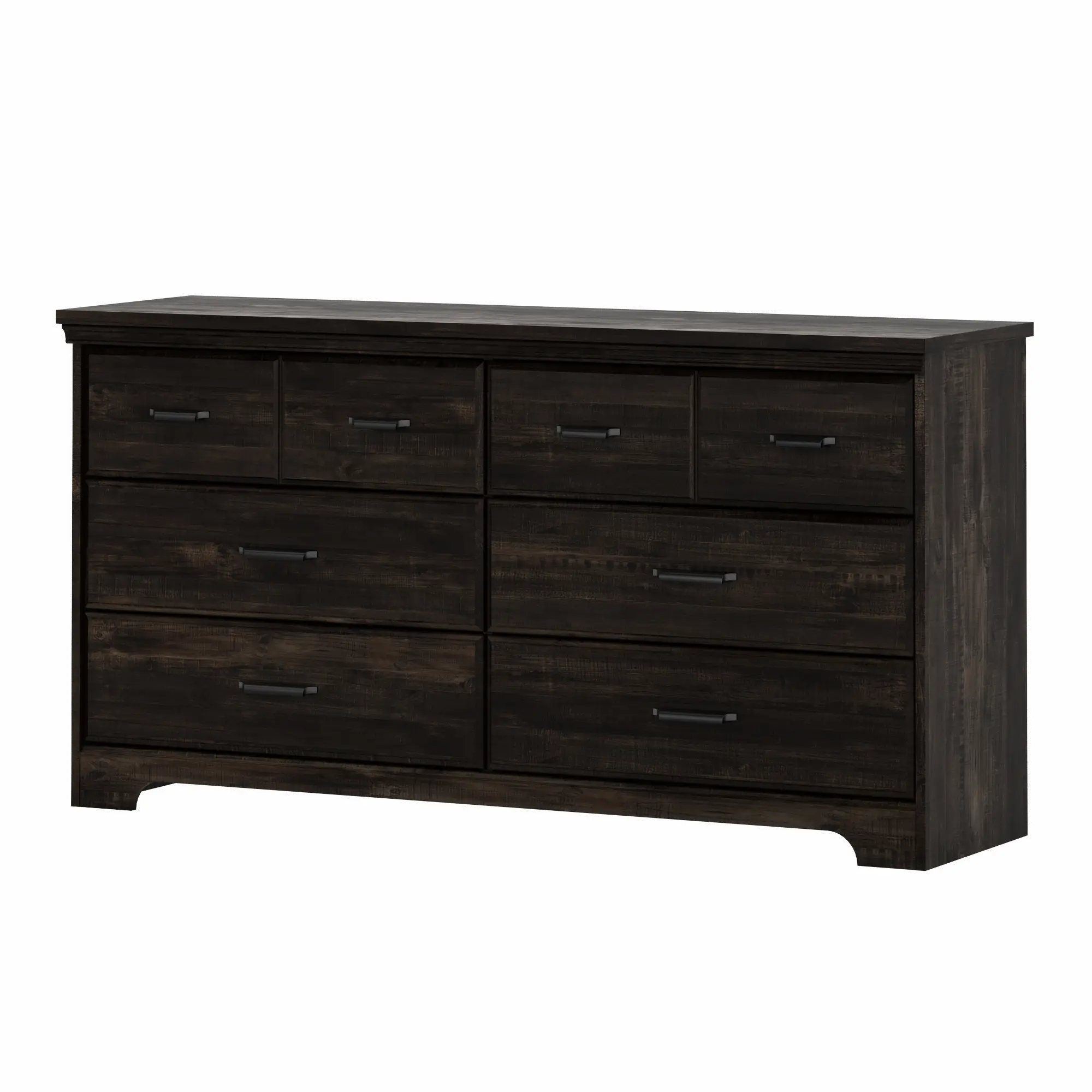 Versa Classic Rubbed Black Dresser - South Shore