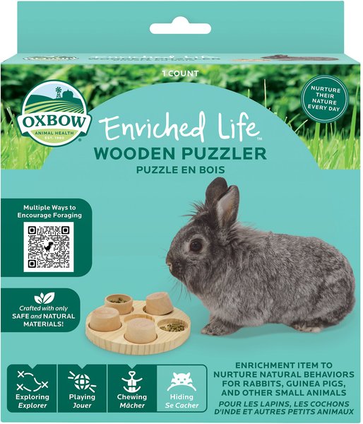 Oxbow Animal Health Enriched Life Wooden Puzzler Small Animal Toy