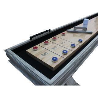 Hathaway Montecito 12 ft. Shuffleboard Table in Driftwood BG5025