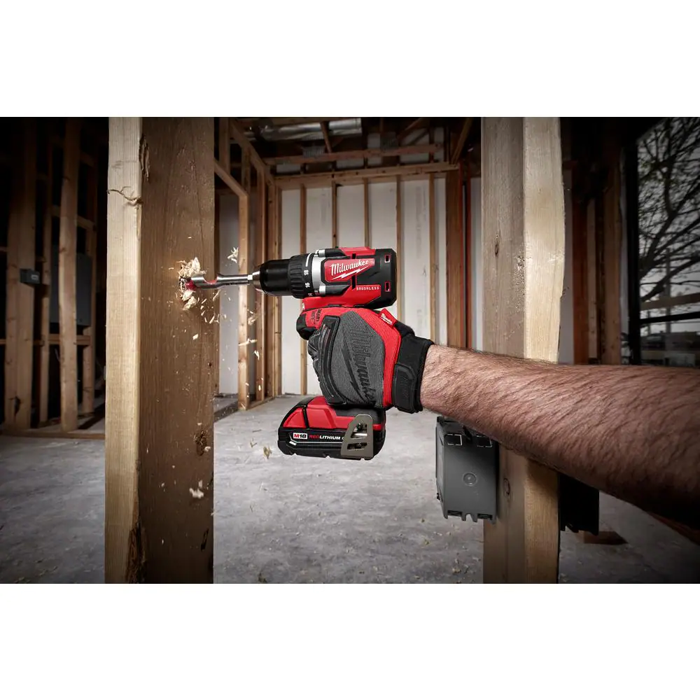 Milwaukee M18 18V Lithium-Ion Brushless Cordless 1/2 in. Compact Drill/Driver (Tool-Only)