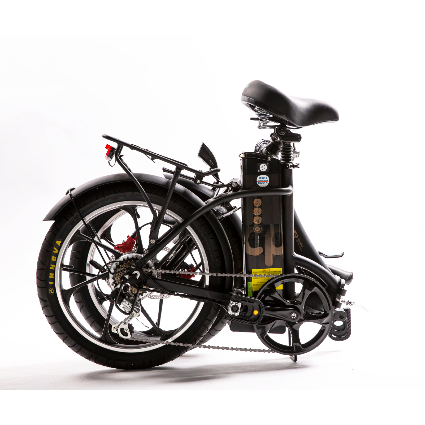 Green Bike Electric New City Premium Folding Step Thru 48V Ebike