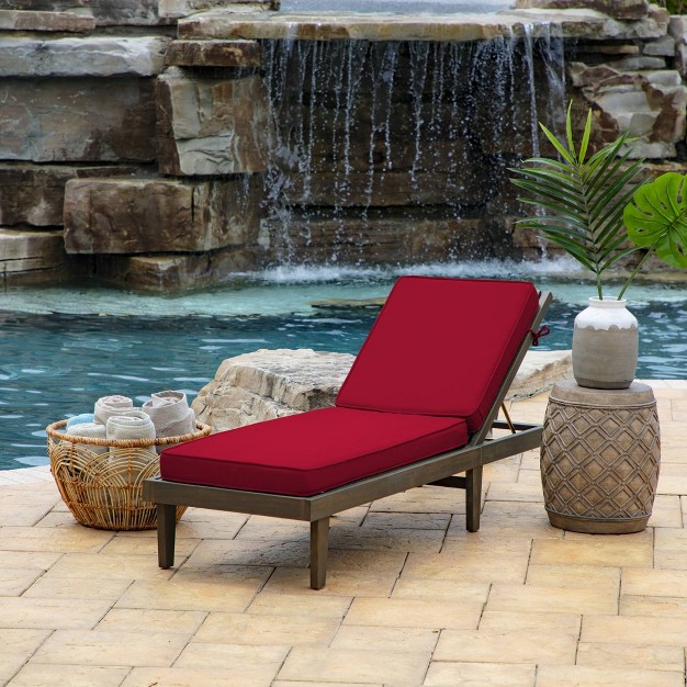 Profoam Evertru Acrylic Outdoor Chaise Lounge Cushion