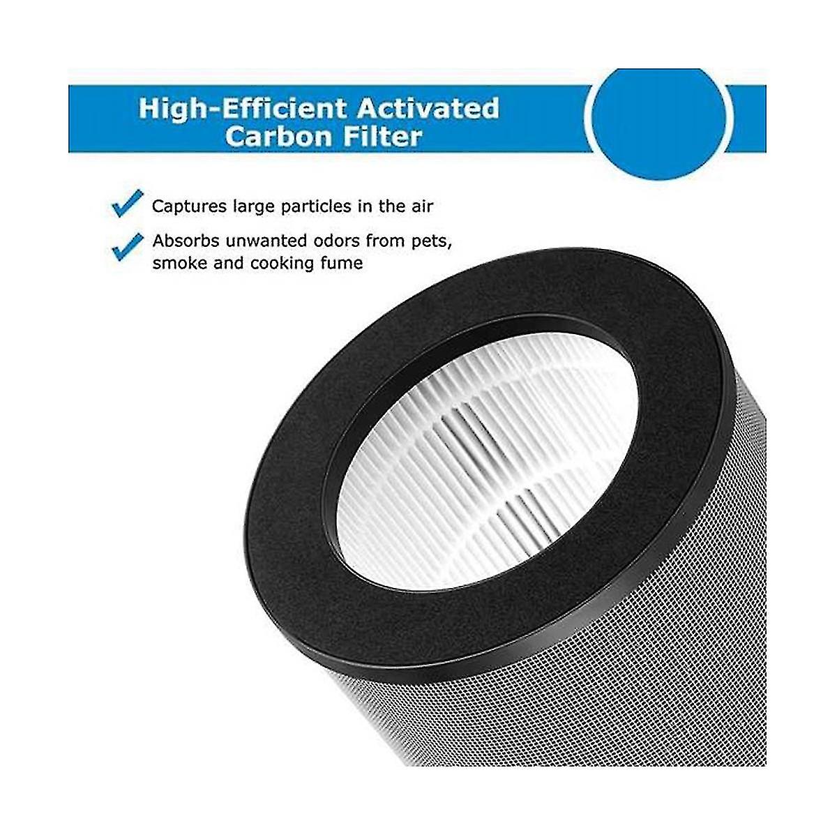 4pcs Replacement Filter For -ap006 Air Purifier， 3-in-1 H13 True Hepa Filter And Activated Carbon F