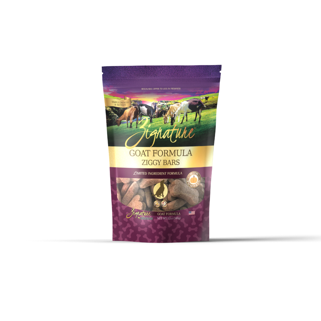 Zignature Ziggy Bars Goat Dog Treats