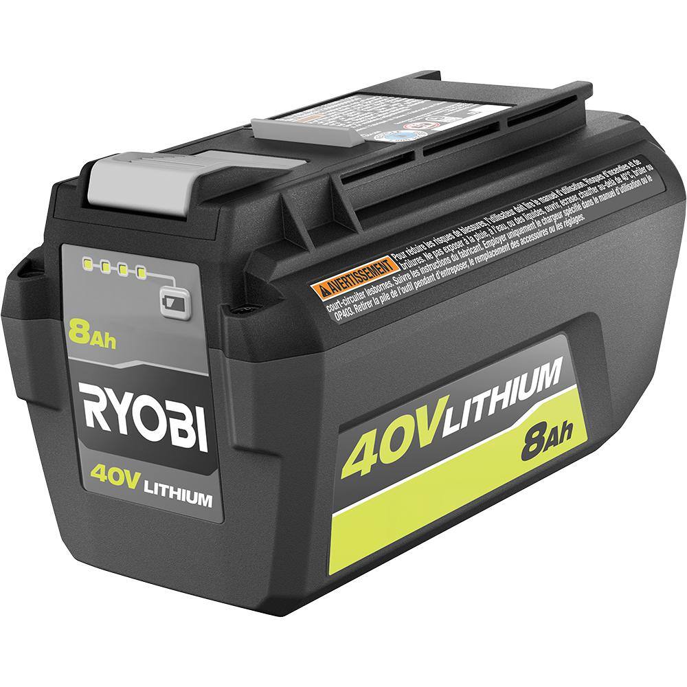 RYOBI 40-Volt Lithium-Ion 8.0 Ah High Capacity Battery OP4080A